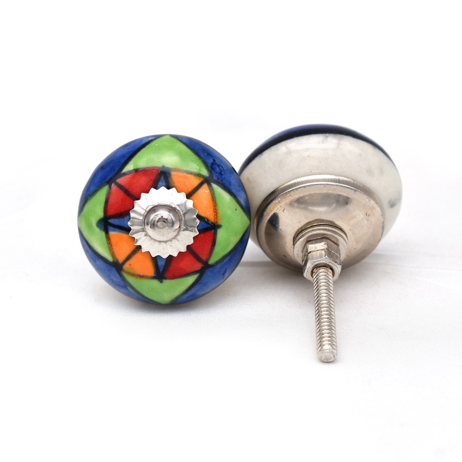 Artisan Hand-Painted Ceramic Door Knobs/ Unique FurnitureAccents – Instant Charm