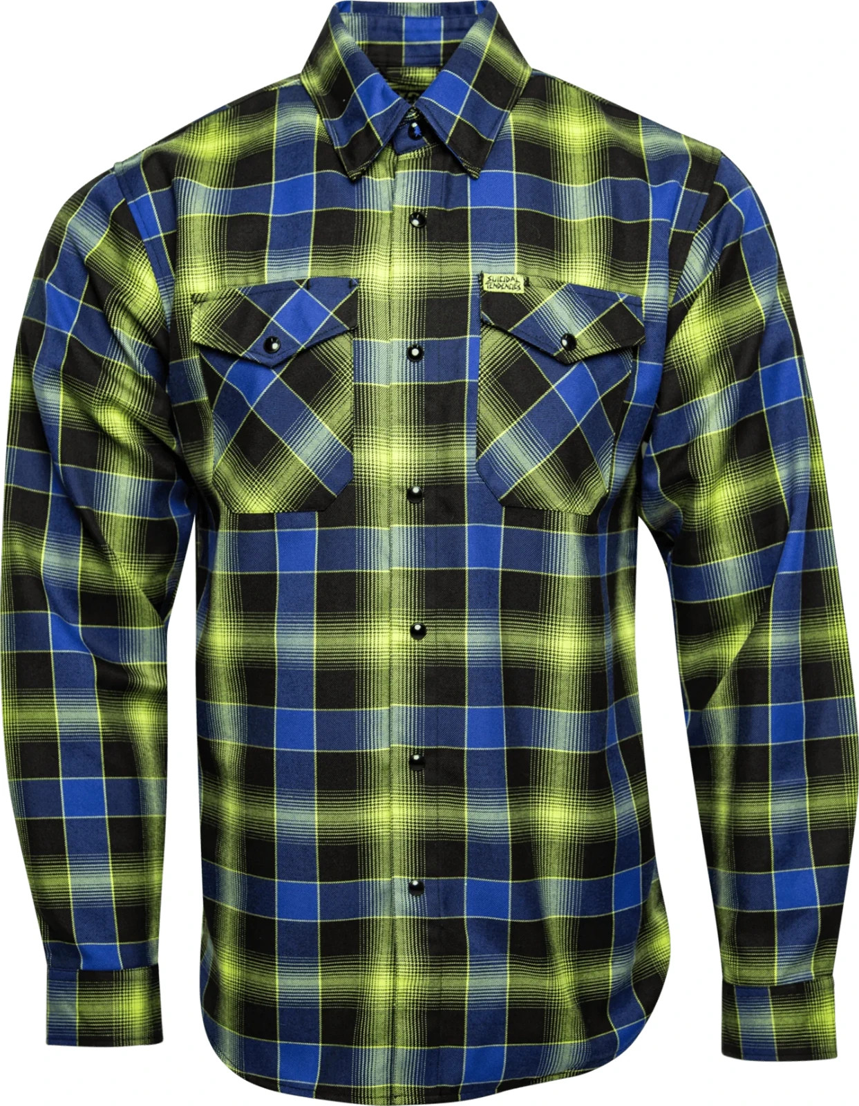 DIXXON Suicidal Tendencies Adrenaline Addict Flannel Men's Band Shirt