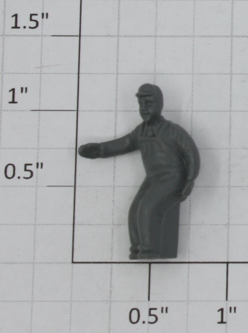 K-Line K7000-1 Gray Operating Boxcar Man Figure  (10)