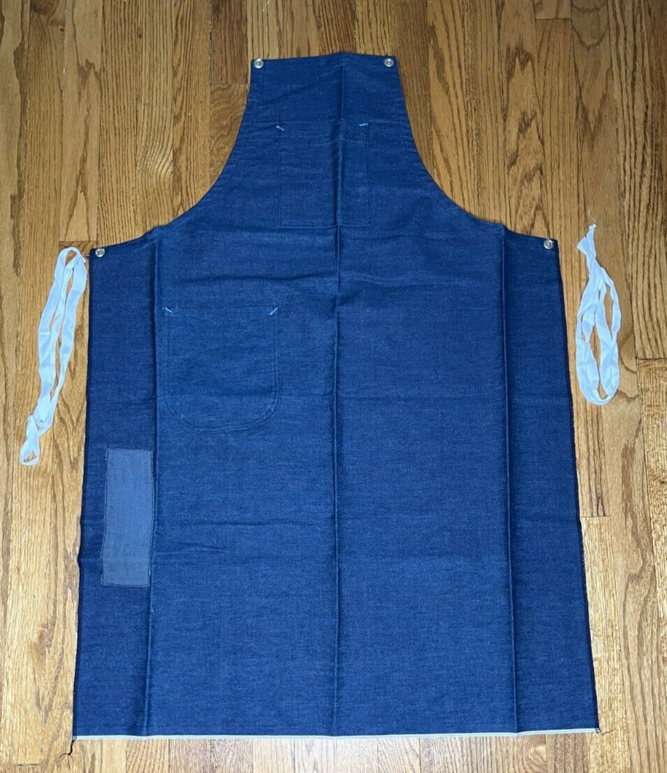 NOS Vintage 1950s Selvedge Denim Mechanic Industrial Apron Workwear Jeans NOS Vintage 1950s Selvedge Denim Mechanic Industrial Apron Workwear Jeans