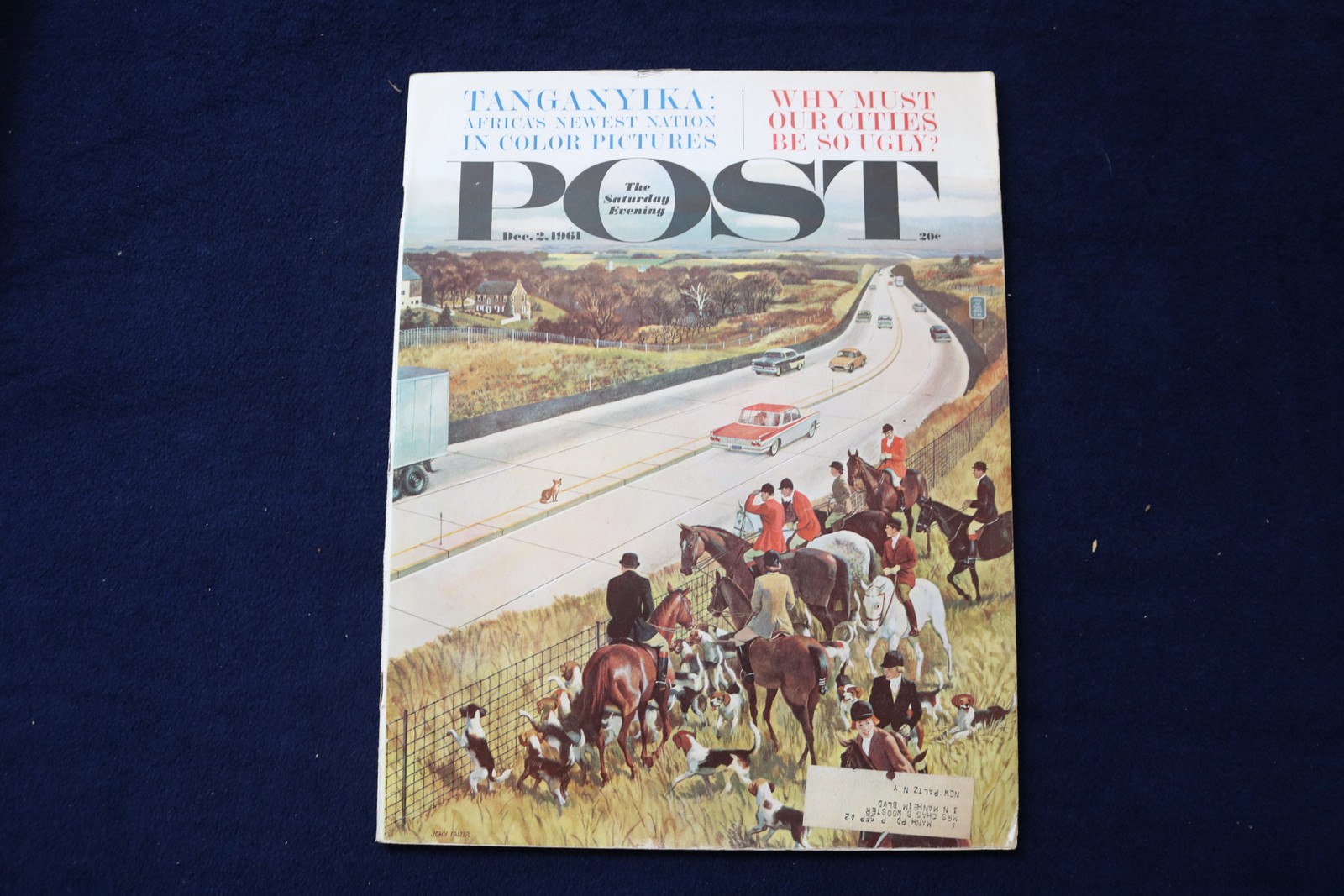 1961 DECEMBER 2 THE SATURDAY EVENING POST MAGAZINE -TANGANYIKA IN COLOR- E 34180