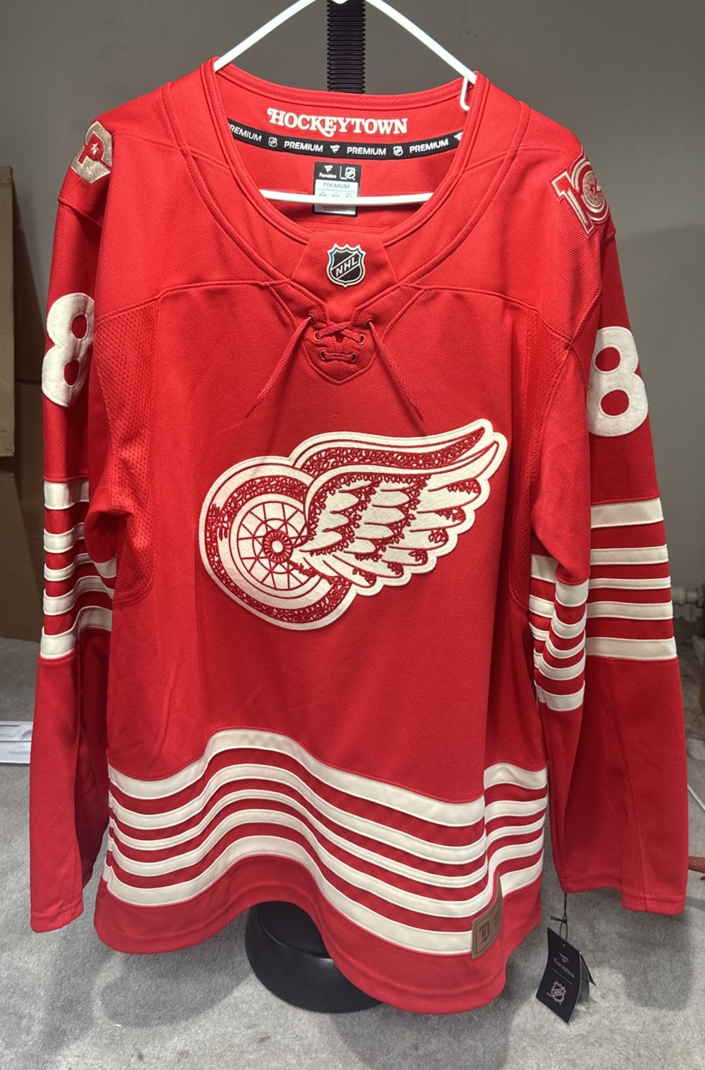 NWT Fanatics Premium Detroit Red Wings #88 Patrick Kane Centennial Jersey 56