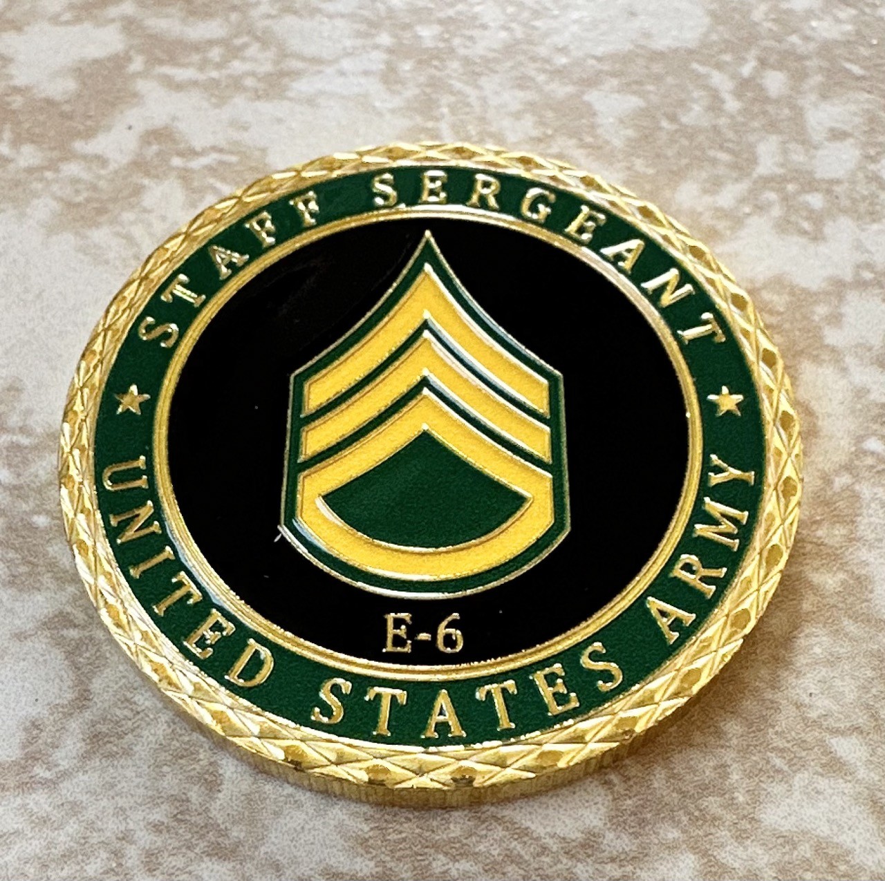 U.S. Army Staff Sergeant E-6 Challenge Coin ·IN STOCK· ·FAST SHIPPING· ·NEW· U.S. Army Staff Sergeant E-6 Challenge Coin ·IN STOCK· ·FAST SHIPPING· ·NEW·