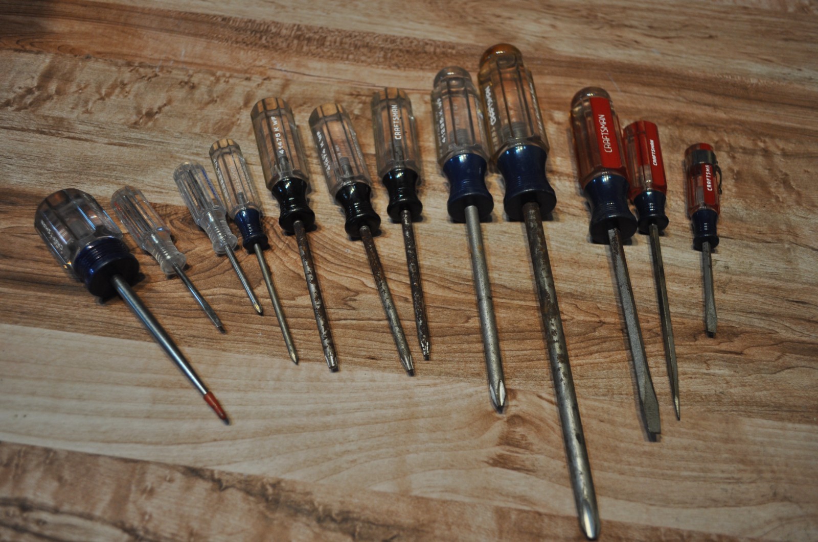 Vintage Craftsman 10 PCS Screwdriver Set Flat/Philips/Torx USA Vintage Craftsman 10 PCS Screwdriver Set Flat/Philips/Torx USA