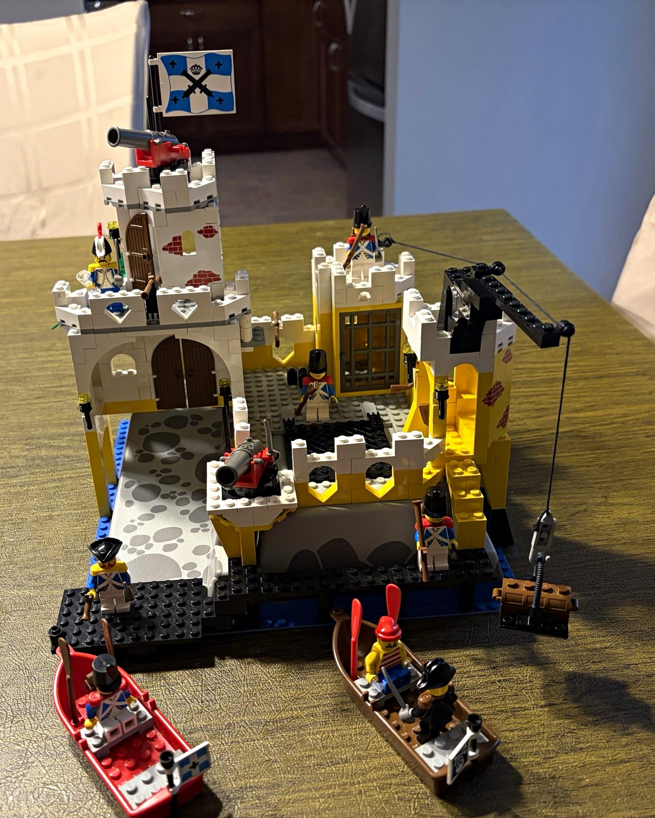 LEGO Pirates LEGOLAND 6276 Eldorado Fortress Vintage Set Manual Minifigs Boats
