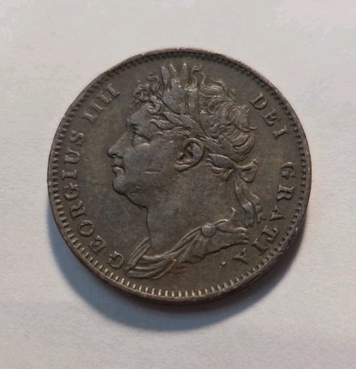 1826 Great Britain Farthing George IIII World Coin 1826 Great Britain Farthing George IIII World Coin