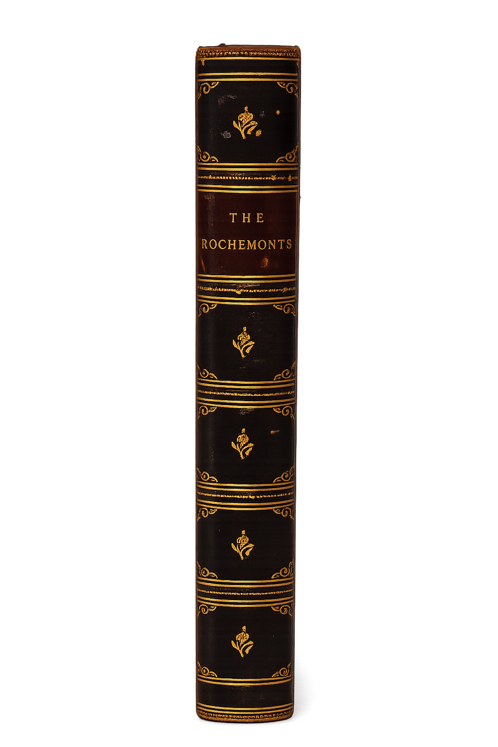 1889 The Rochemonts Emma Marshall Fine Leather Binding Gilt Victorian Novel 1889 The Rochemonts Emma Marshall Fine Leather Binding Gilt Victorian Novel