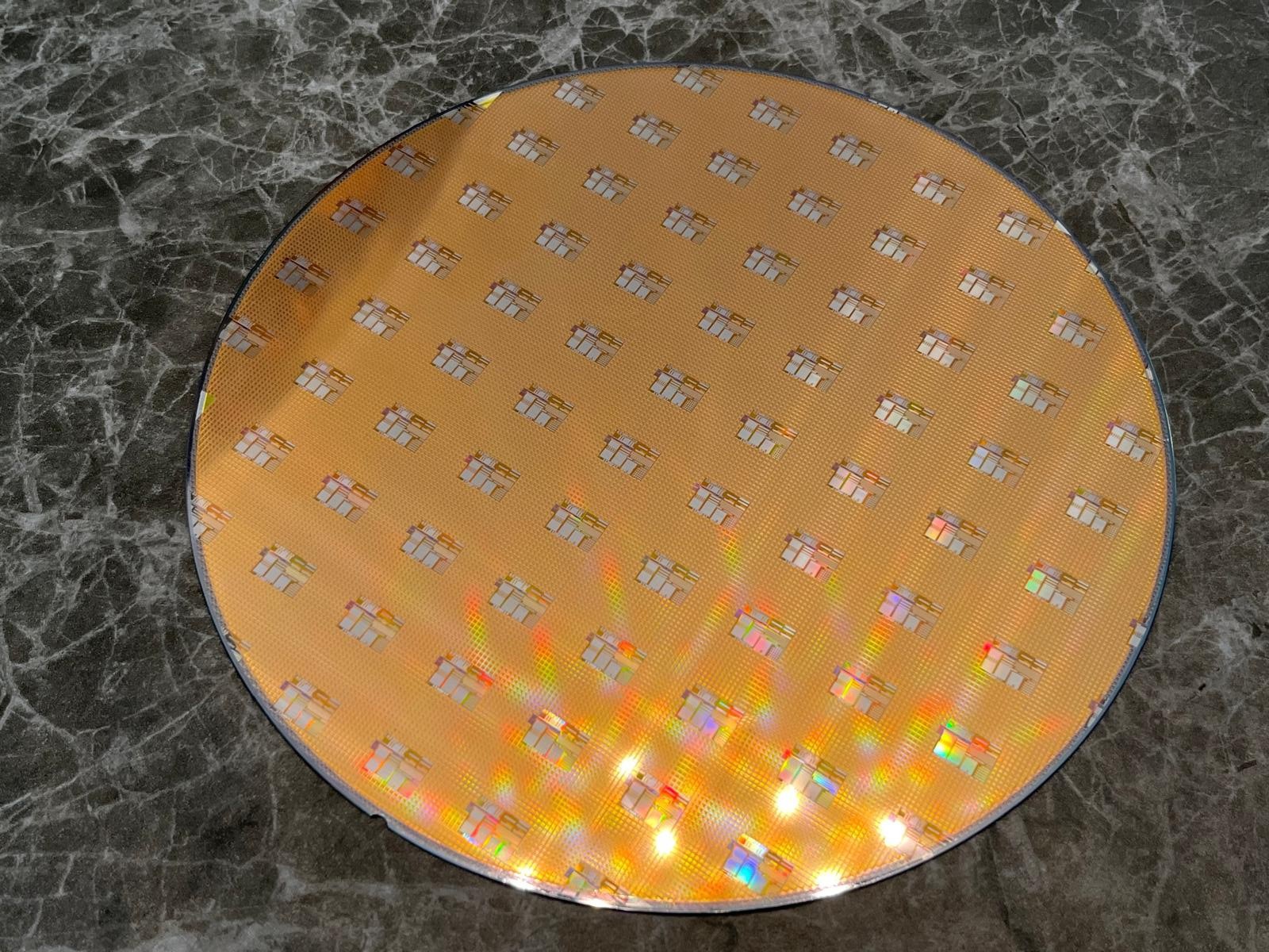 Vintage 8” Micron Silicon Wafer Lithography Test Pattern . Vintage 8” Micron Silicon Wafer Lithography Test Pattern .