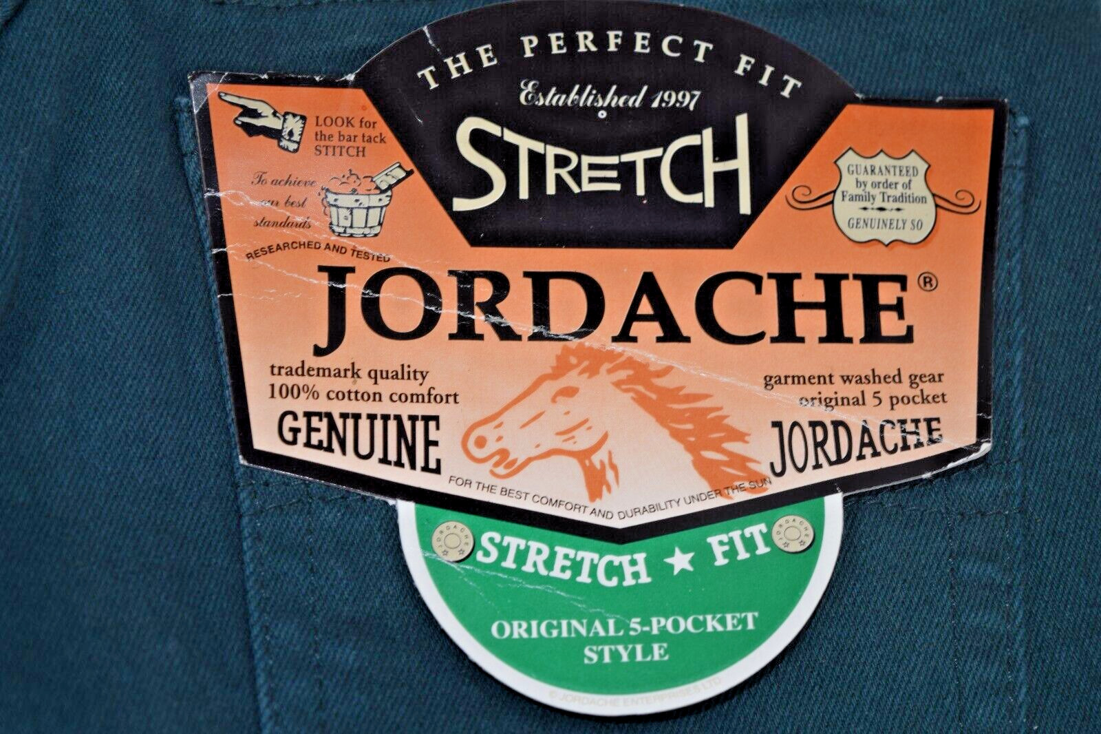 Vintage Jordache Jeans Size 10 90s Emerald Green Stretch Fit Made Morocco NWT
