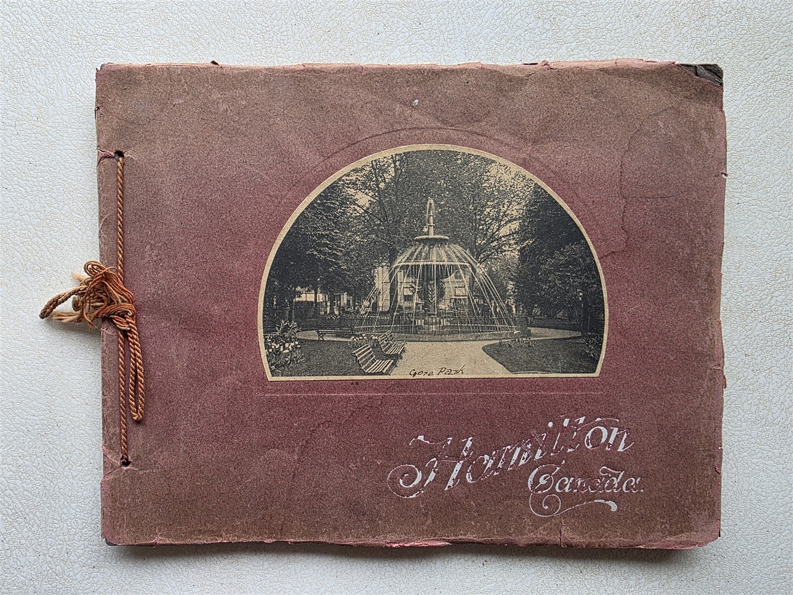 Hamilton Ontario Canada Antique Book Portfolio of Photos c1898, 15 Photogravures