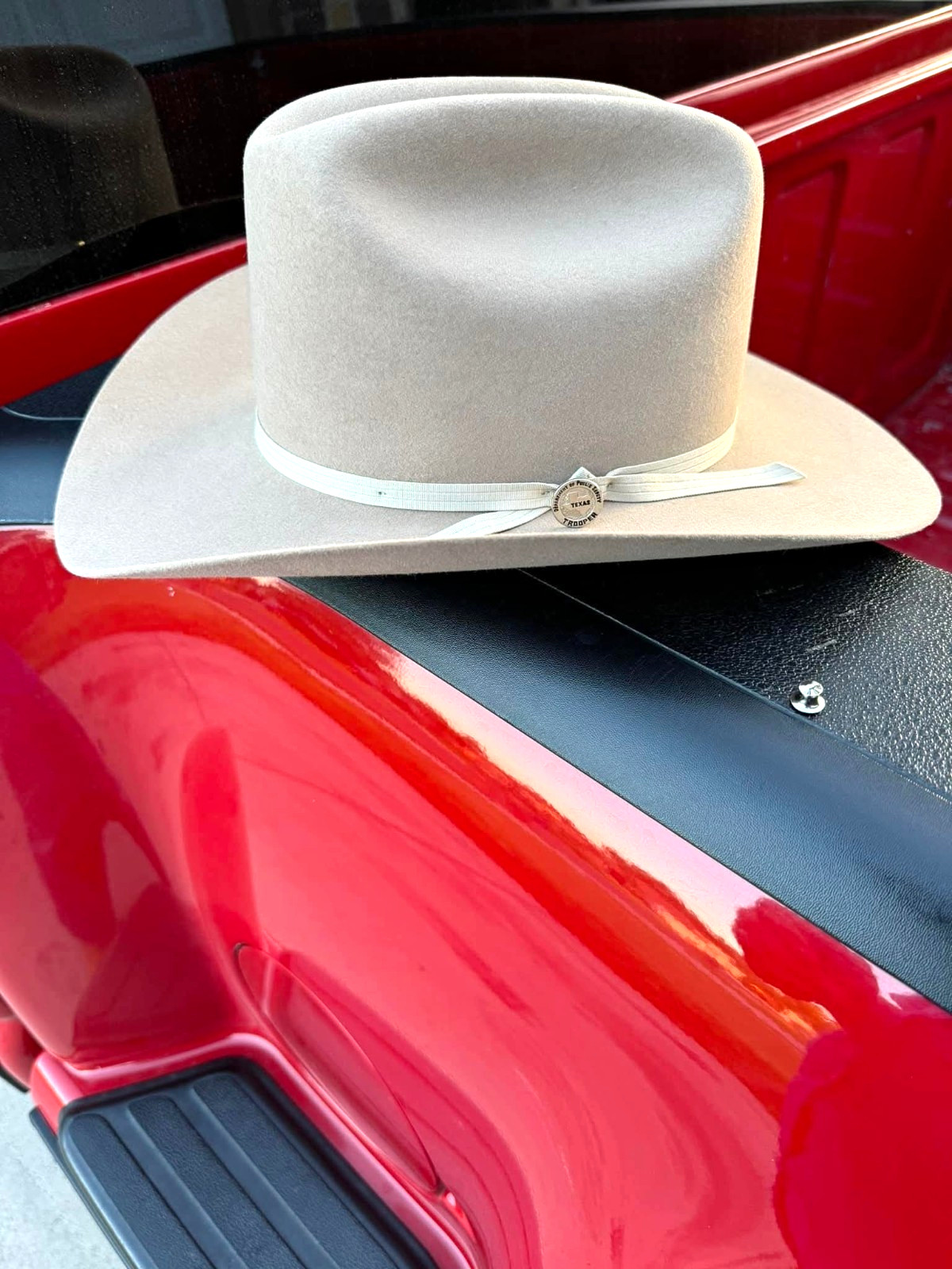 Vintage Stratton Western Cowboy Hat Texas DPS Trooper (1970s) Vintage Stratton Western Cowboy Hat Texas DPS Trooper (1970s)