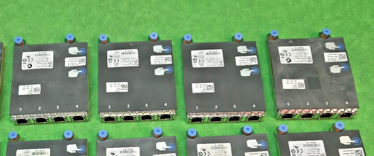 Dell  R1XFC 0R1XFC Quad Port Gig R620, R630, R720, R720xd, R730 R820  LOT OF  4