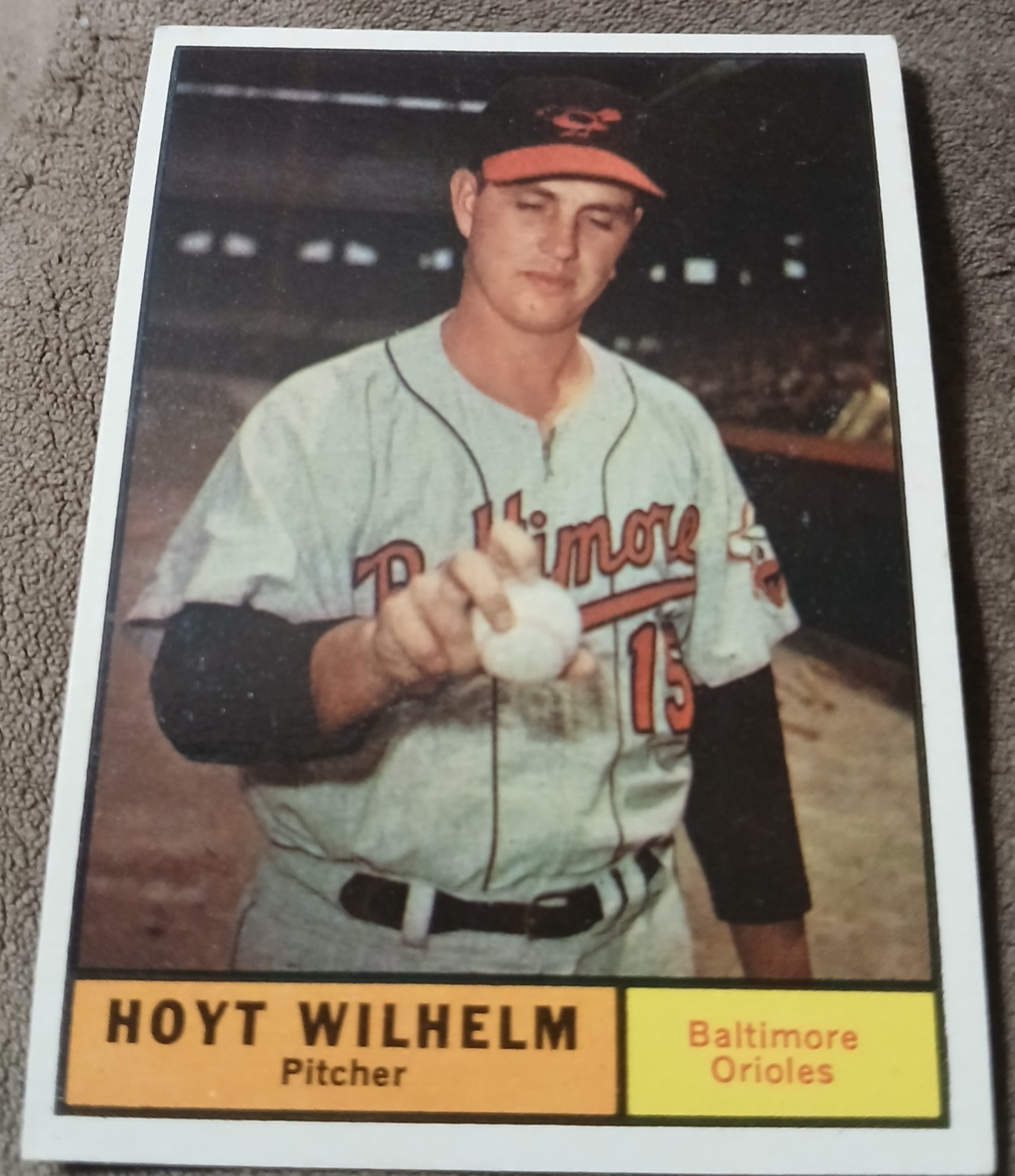 1961 Topps - High # Hoyt Wilhelm #545 1961 Topps - High # Hoyt Wilhelm #545