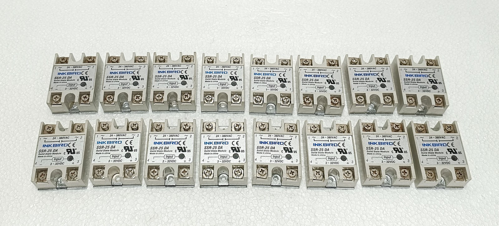 INKBIRD SSR-25 DA Solid State Relay 25A 380VAC 16Pcs Lot Industrial OEM Part