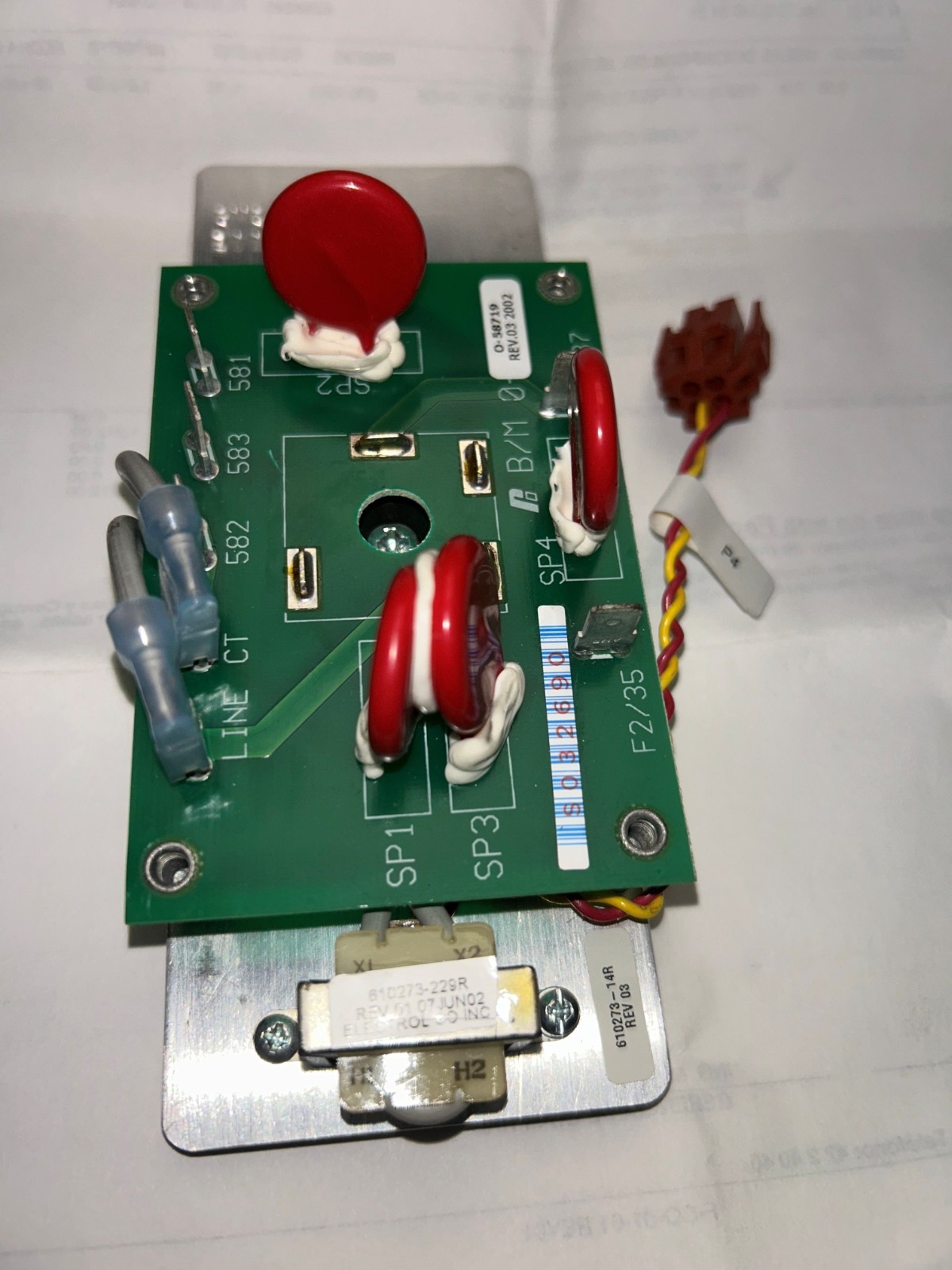 New Surplus 0-58719 Reliance 610273-14R Standard Field Supply Module Assembly New Surplus 0-58719 Reliance 610273-14R Standard Field Supply Module Assembly