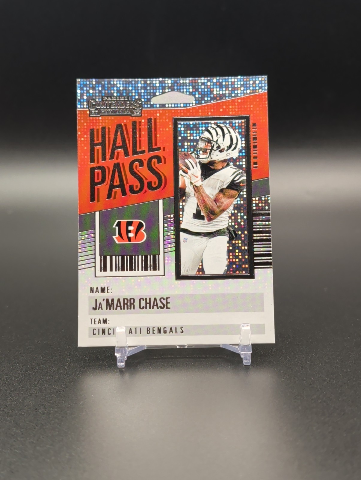 2023 Panini Contenders - Hall Pass Ja\'Marr Chase #7 2023 Panini Contenders - Hall Pass Ja\'Marr Chase #7