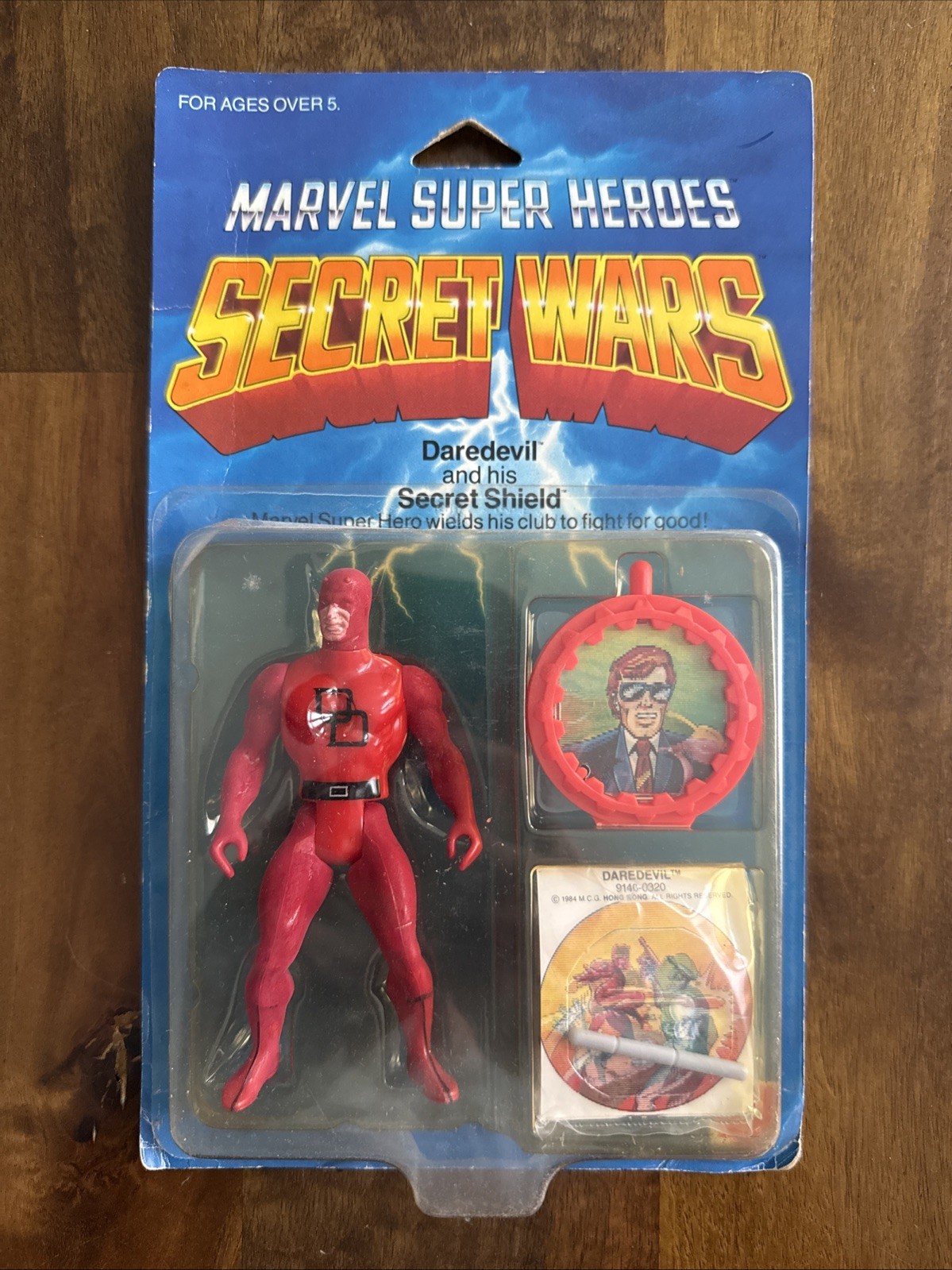 Vintage Marvel Super Heroes Secret Wars Daredevil Action Figure 1984 Mattel Vintage Marvel Super Heroes Secret Wars Daredevil Action Figure 1984 Mattel