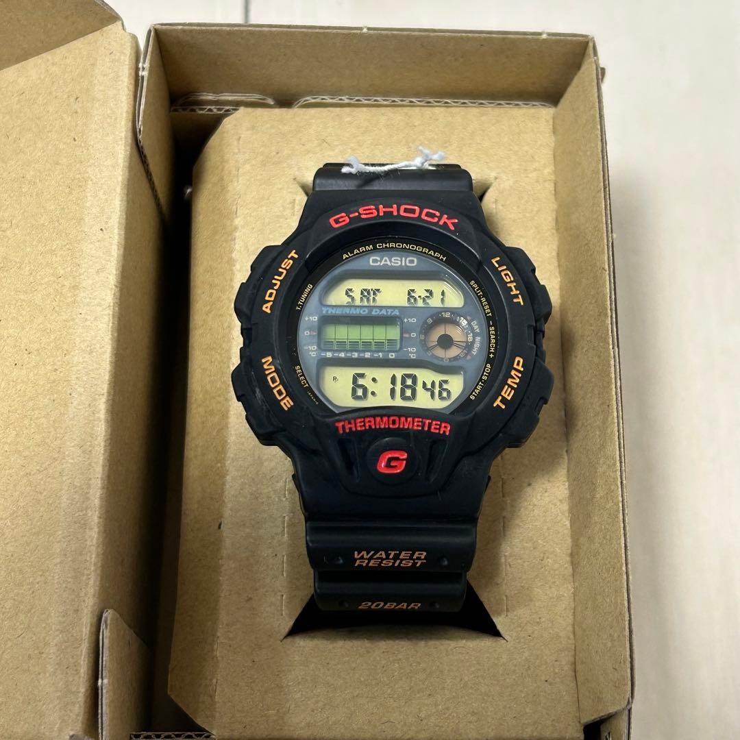 Brand newUnused CASIO G SHOCK DW 6100GJ 1 Thermometer