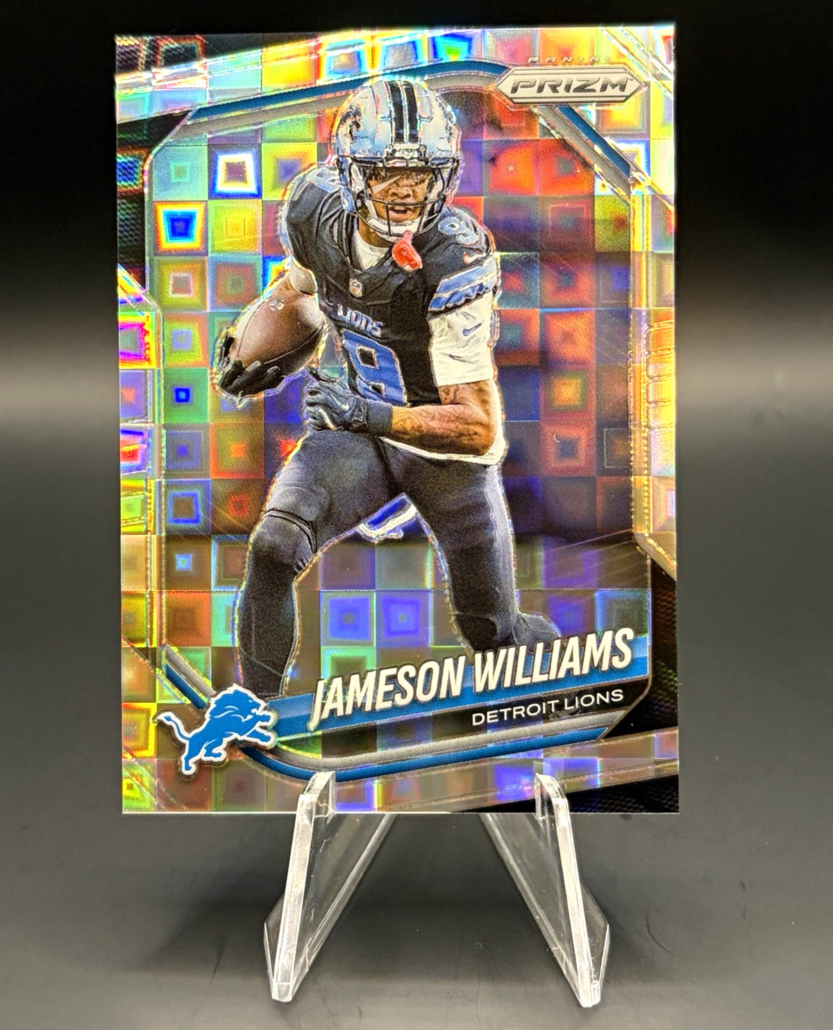 Panini 2025 Prizm Pandora Prizm /400 Jameson Williams #276 Lions