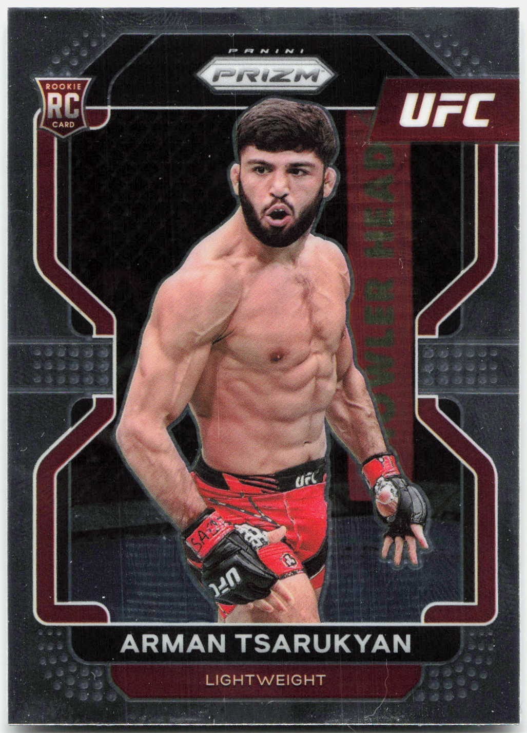 2022 Panini Prizm UFC Arman Tsarukyan RC Base #187 2022 Panini Prizm UFC Arman Tsarukyan RC Base #187