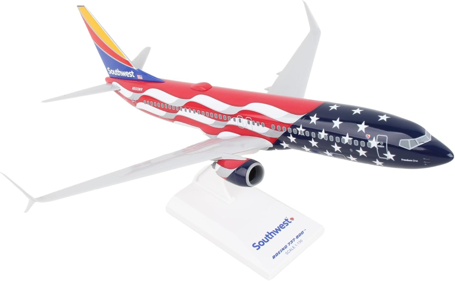 Daron Southwest Airlines 737-800 “Freedom One” 1/130 Scale Collectible Model Air Daron Southwest Airlines 737-800 “Freedom One” 1/130 Scale Collectible Model Air