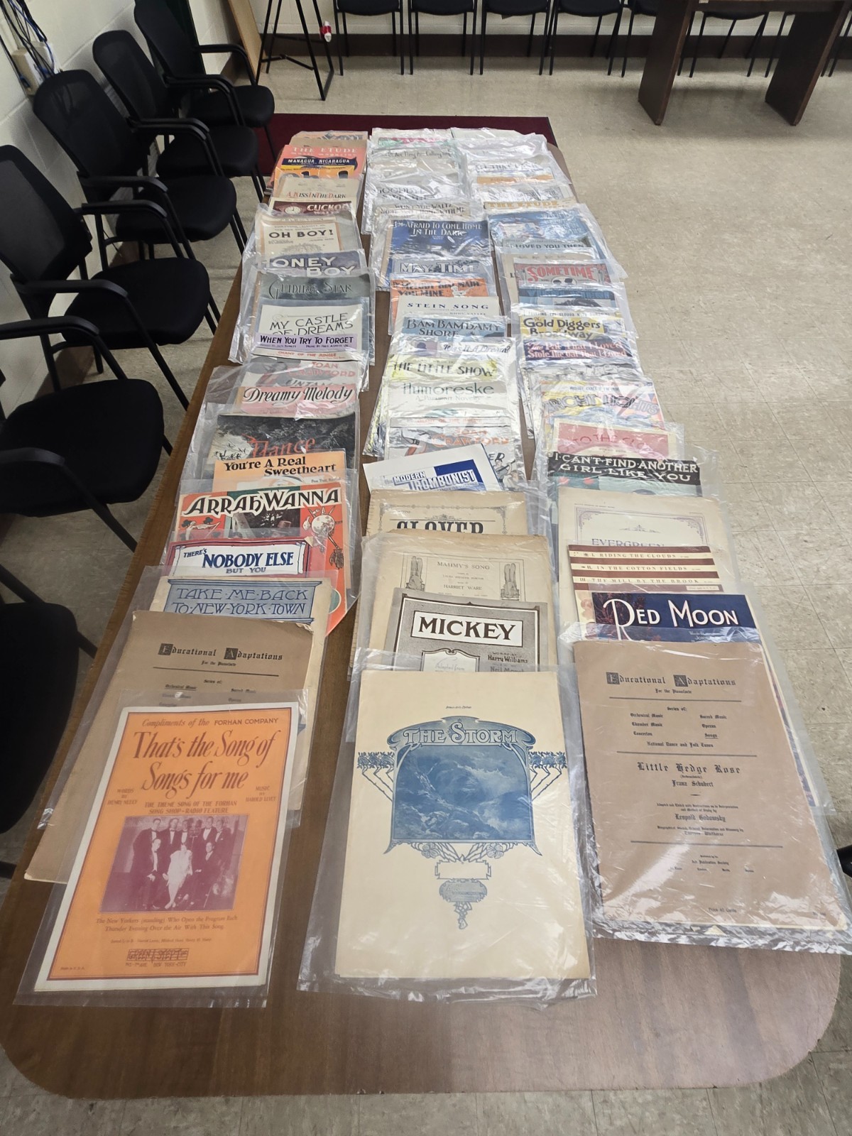 Vintage antique sheet music collection lot 65 pieces 1800s 1900s