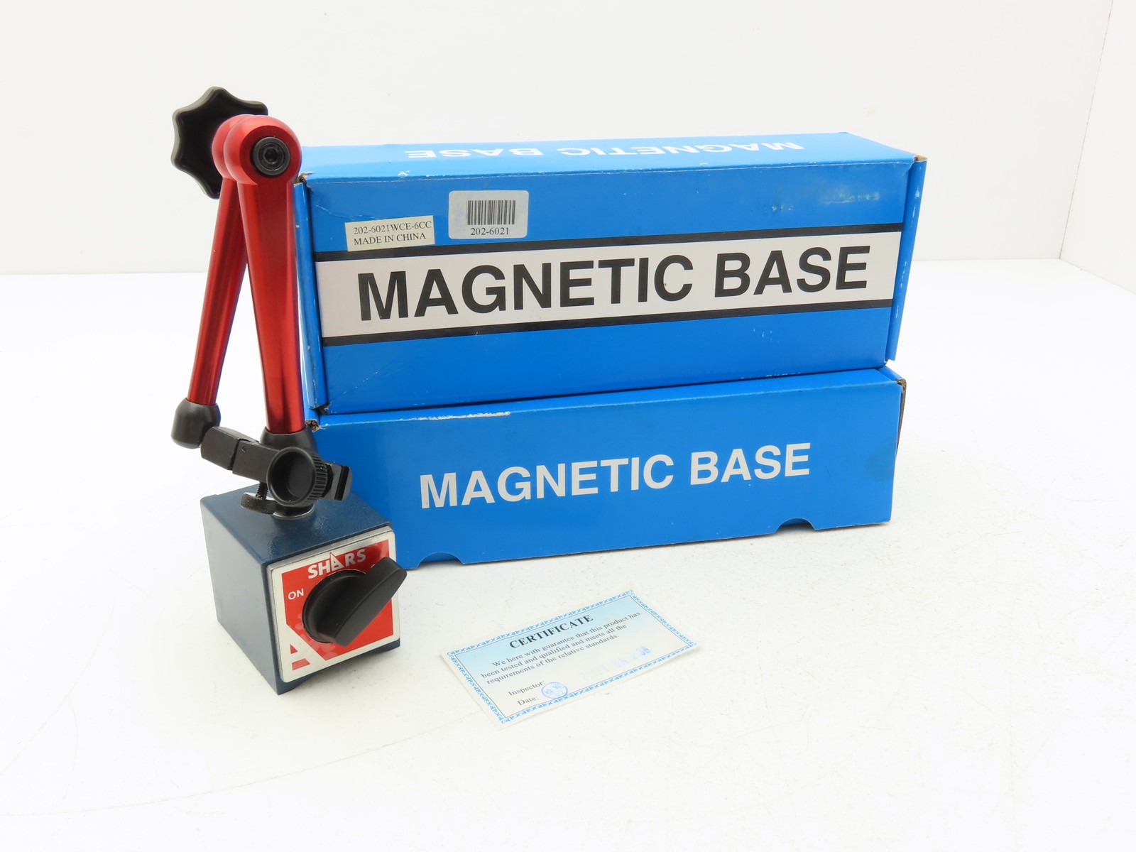 Shars 202-6021WCE-6CC Magnetic Base Indicator Holder Adj Head 9\