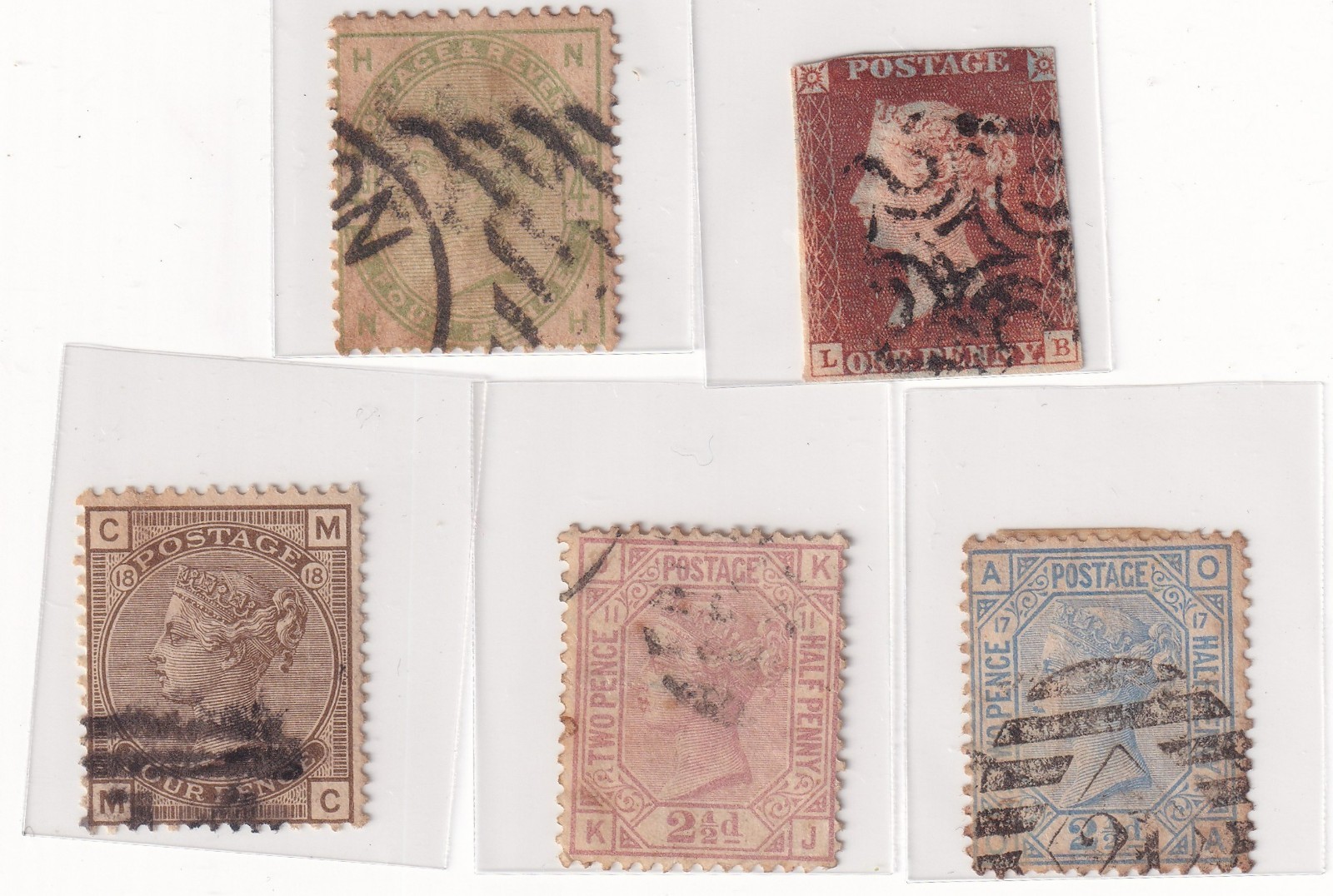 GB QV Classic Used Stamp Lot 1841+ – Maltese Cross