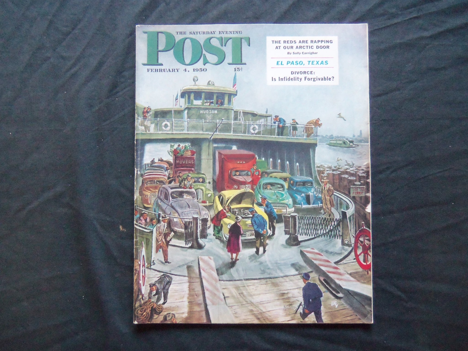 1950 FEBRUARY 4 THE SATURDAY EVENING POST MAGAZINE - ILLUSTRATED COVER - SP 1814 1950 FEBRUARY 4 THE SATURDAY EVENING POST MAGAZINE - ILLUSTRATED COVER - SP 1814