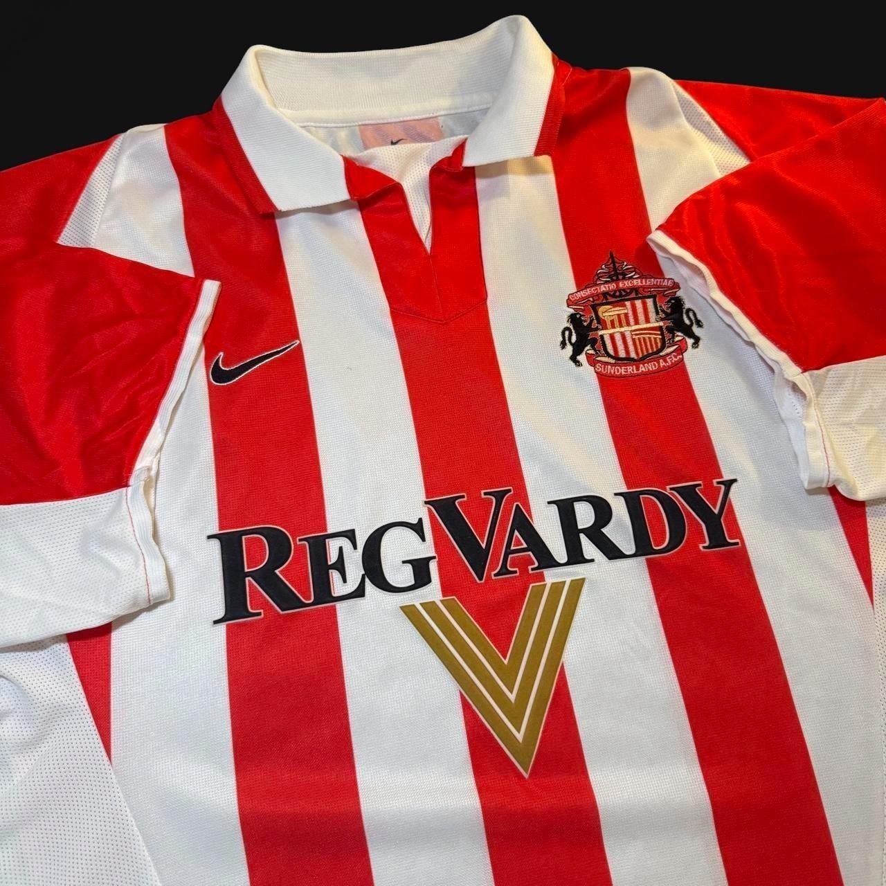 Nike Sunderland FC 2001-2003 XL Striped Home Soccer Jersey Kit Nike Sunderland FC 2001-2003 XL Striped Home Soccer Jersey Kit