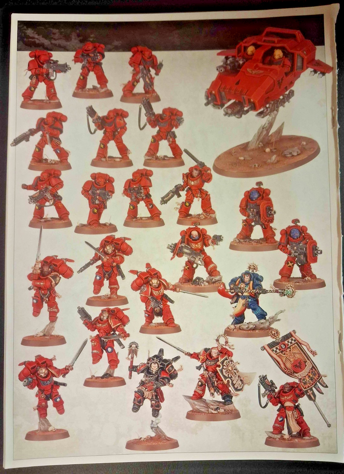 Warhammer 40k: Space Marine / Blood Angels Armageddon Launch Box Army Half - NOS Warhammer 40k: Space Marine / Blood Angels Armageddon Launch Box Army Half - NOS