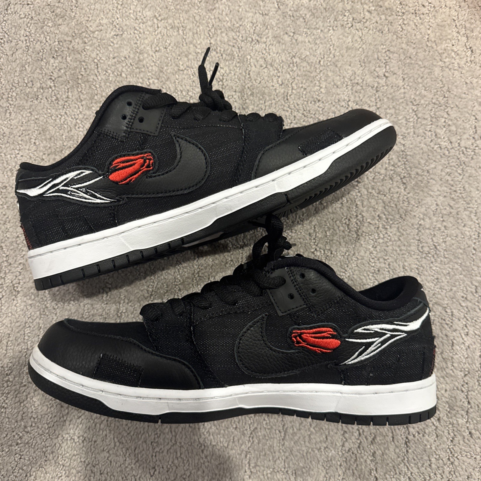 Nike Wasted Youth x Dunk SB Special Box Low Black Denim, Size 9.5 Nike Wasted Youth x Dunk SB Special Box Low Black Denim, Size 9.5