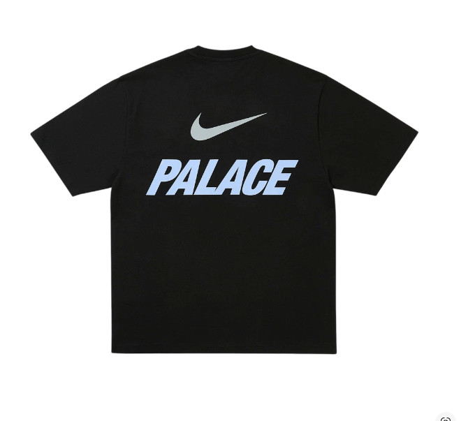 Nike Palace x Font Swoosh T Shirt Men Black 26SS