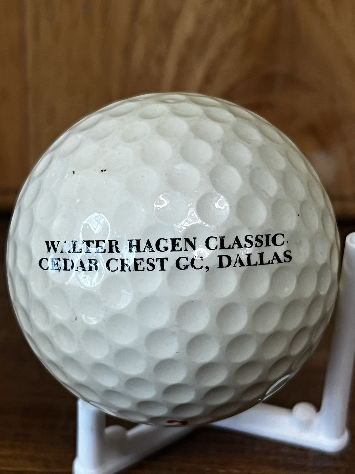 Vintage Walter Hagen Signature Golf Ball Cedar Creek Dallas Texas Classic 1990 Vintage Walter Hagen Signature Golf Ball Cedar Creek Dallas Texas Classic 1990