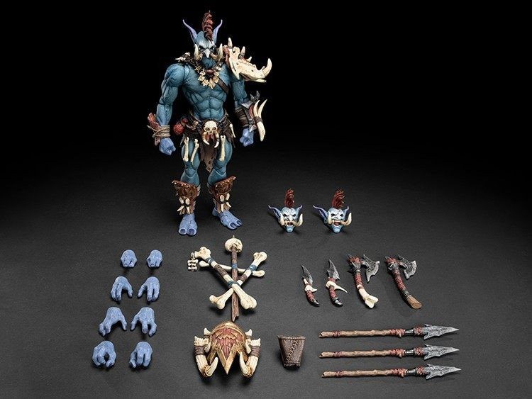 Metytoyz World of Adventurers Tribal Stalker Troll Hunter Senjin Action Figure