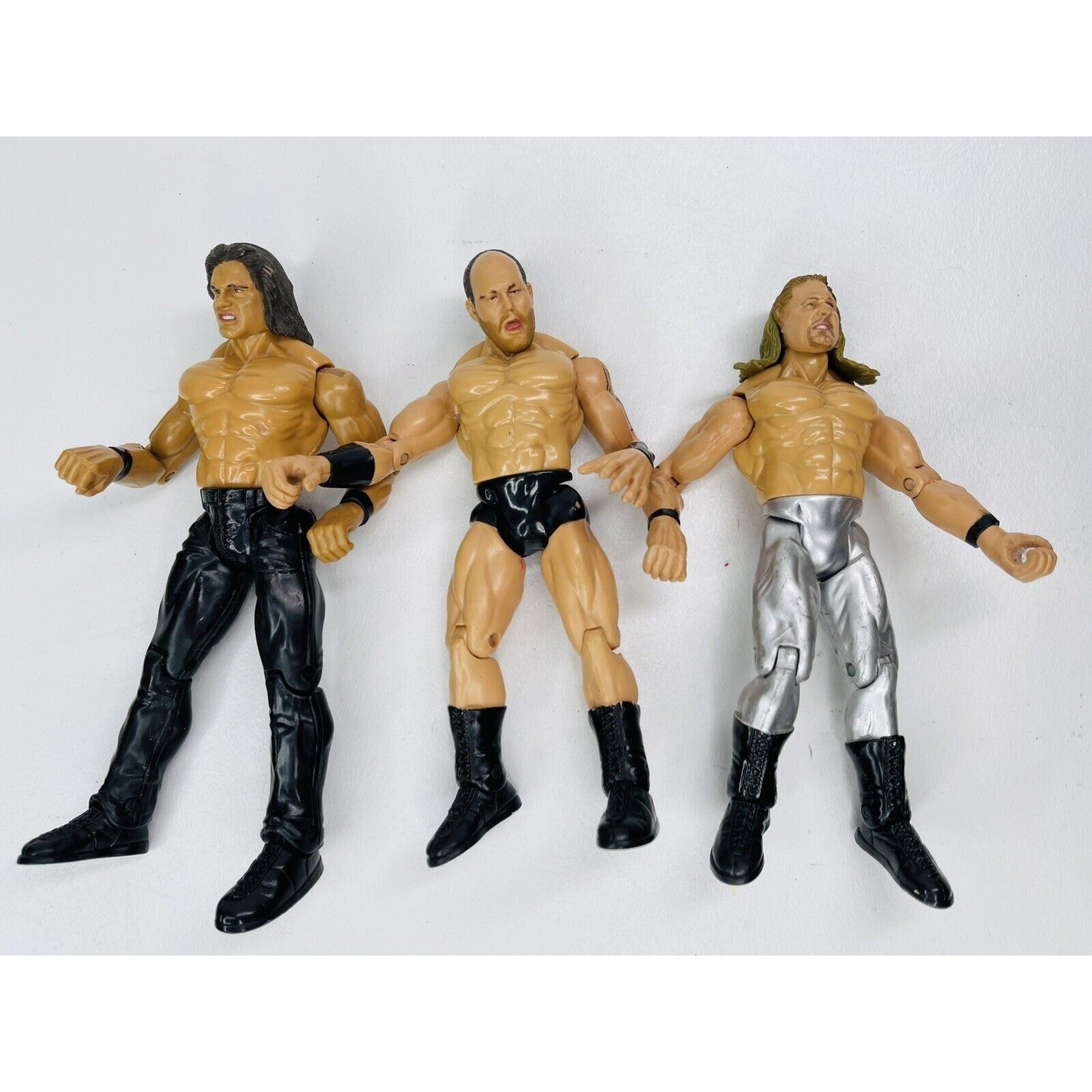 WWE/WWF Wrestling Action Figures Set Jakks Pacific 1999 Bundle Lot Of 3 WWE/WWF Wrestling Action Figures Set Jakks Pacific 1999 Bundle Lot Of 3