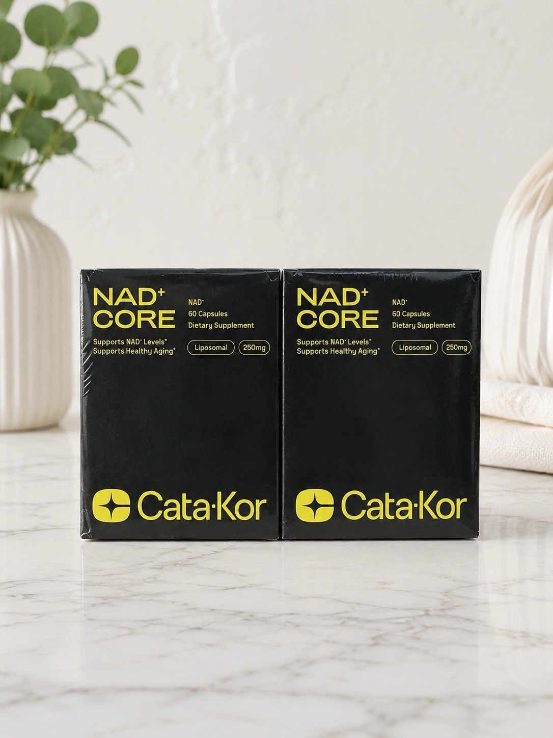 2 CATAKOR NAD+ Advanced -Supplement for Skin Aging Support, 60 caps Each 500mg 2 CATAKOR NAD+ Advanced -Supplement for Skin Aging Support, 60 caps Each 500mg