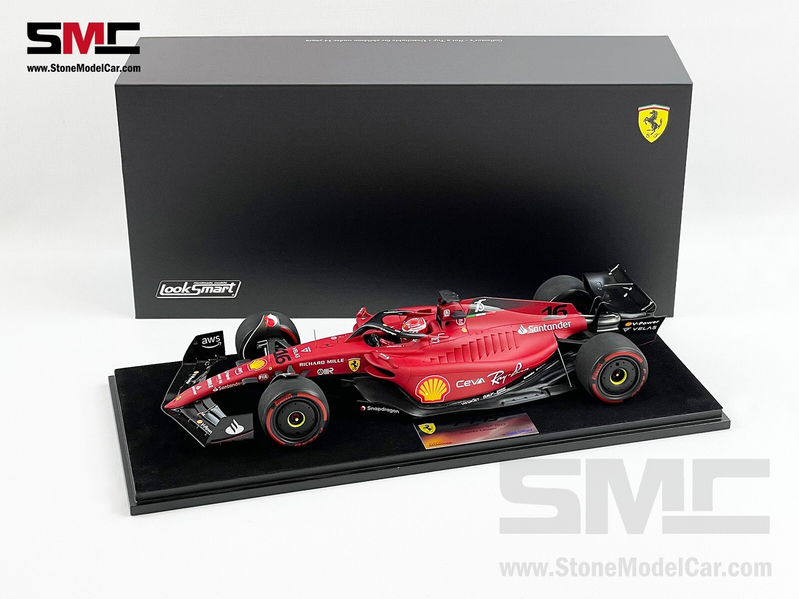 Ferrari F1-75 #16 Charles Leclerc Bahrain Winner 1st Win F1 2022 1:18 Looksmart