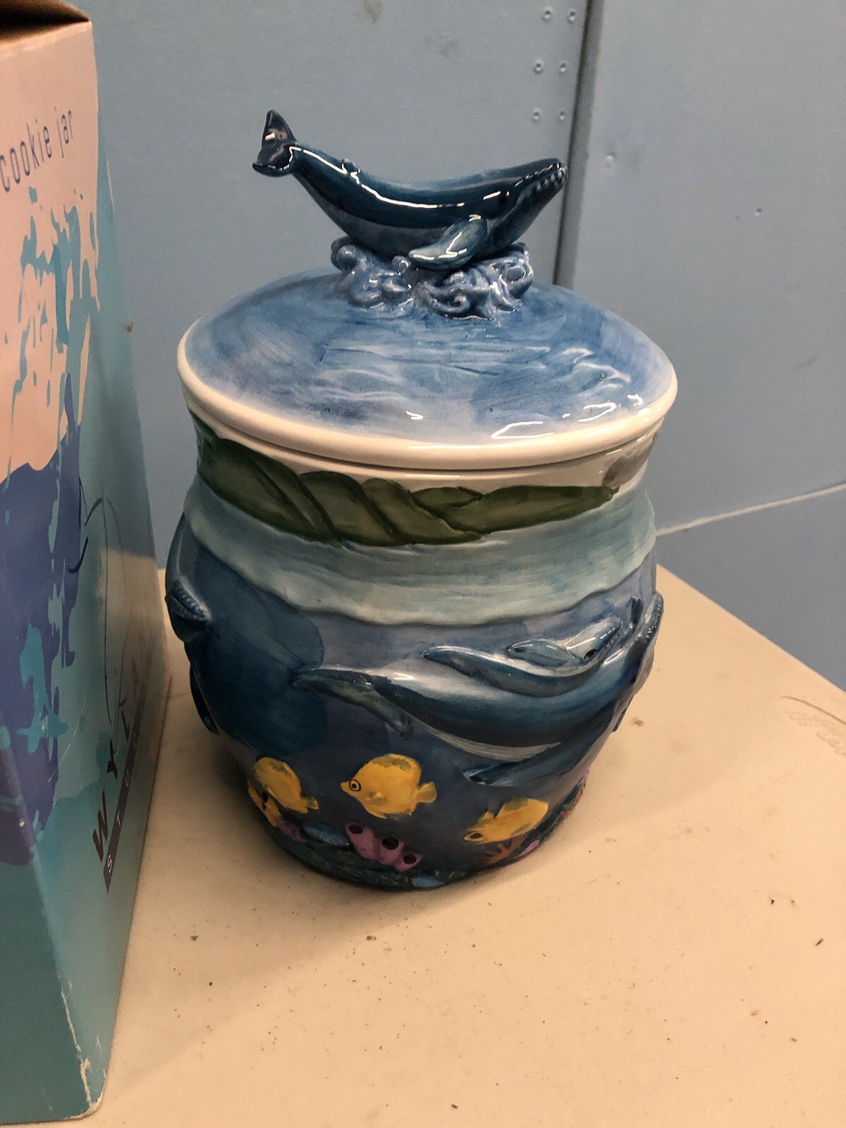 Wyland Whale Cookie Jar Wyland Whale Cookie Jar