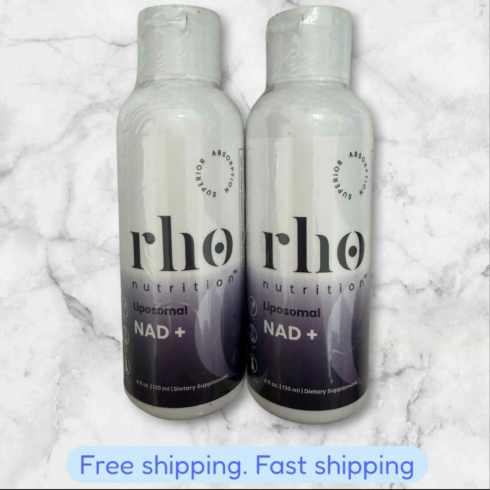 FOR 2 rho Nutrition Liposomal NAD+ 4oz 120 ML BRAND NEW SHIPPING FOR 2 rho Nutrition Liposomal NAD+ 4oz 120 ML BRAND NEW SHIPPING