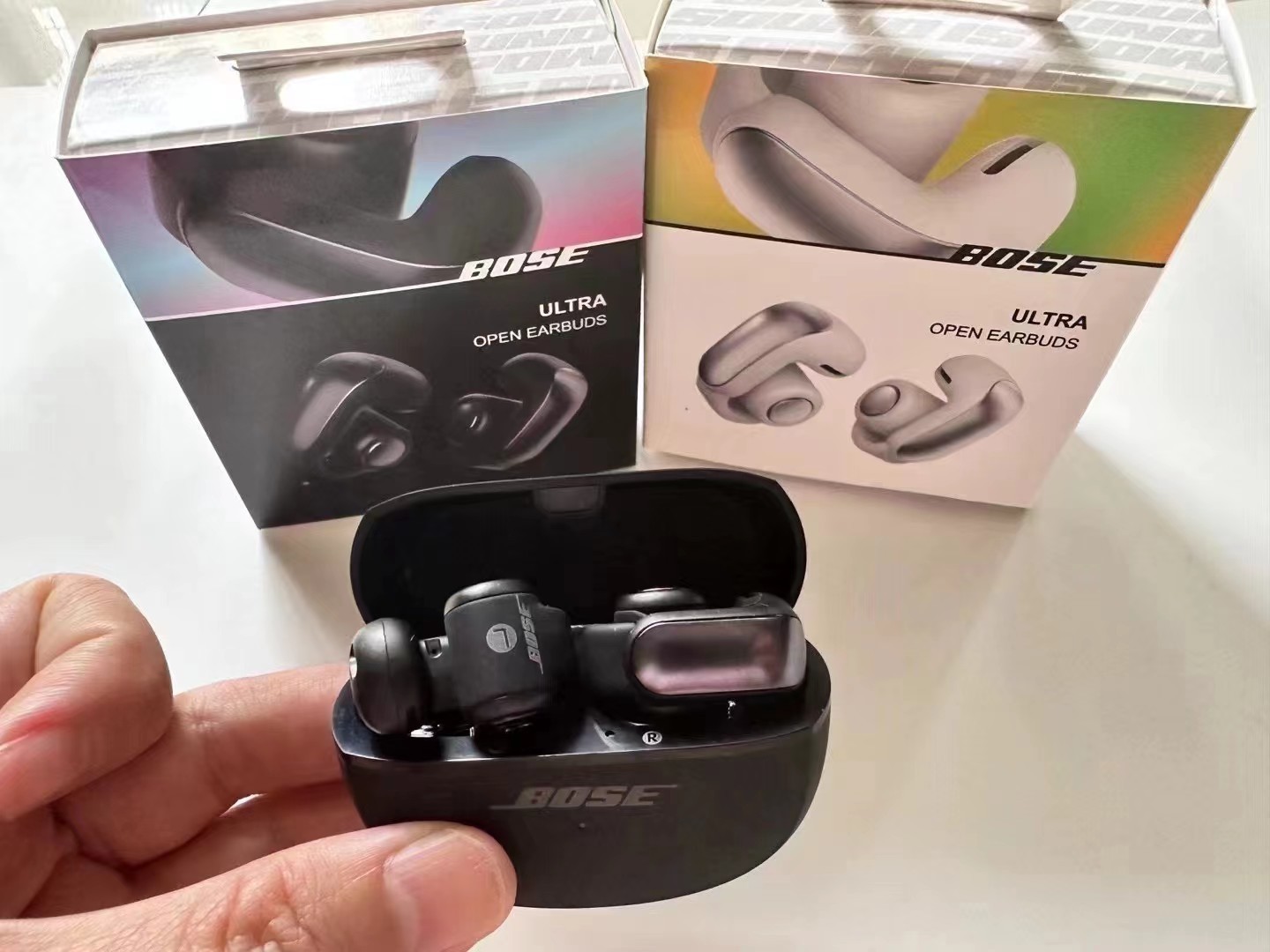 Brand Bose Ultra Open Earbuds Black New Factory Sealed True Wireless Bluetooth Brand Bose Ultra Open Earbuds Black New Factory Sealed True Wireless Bluetooth