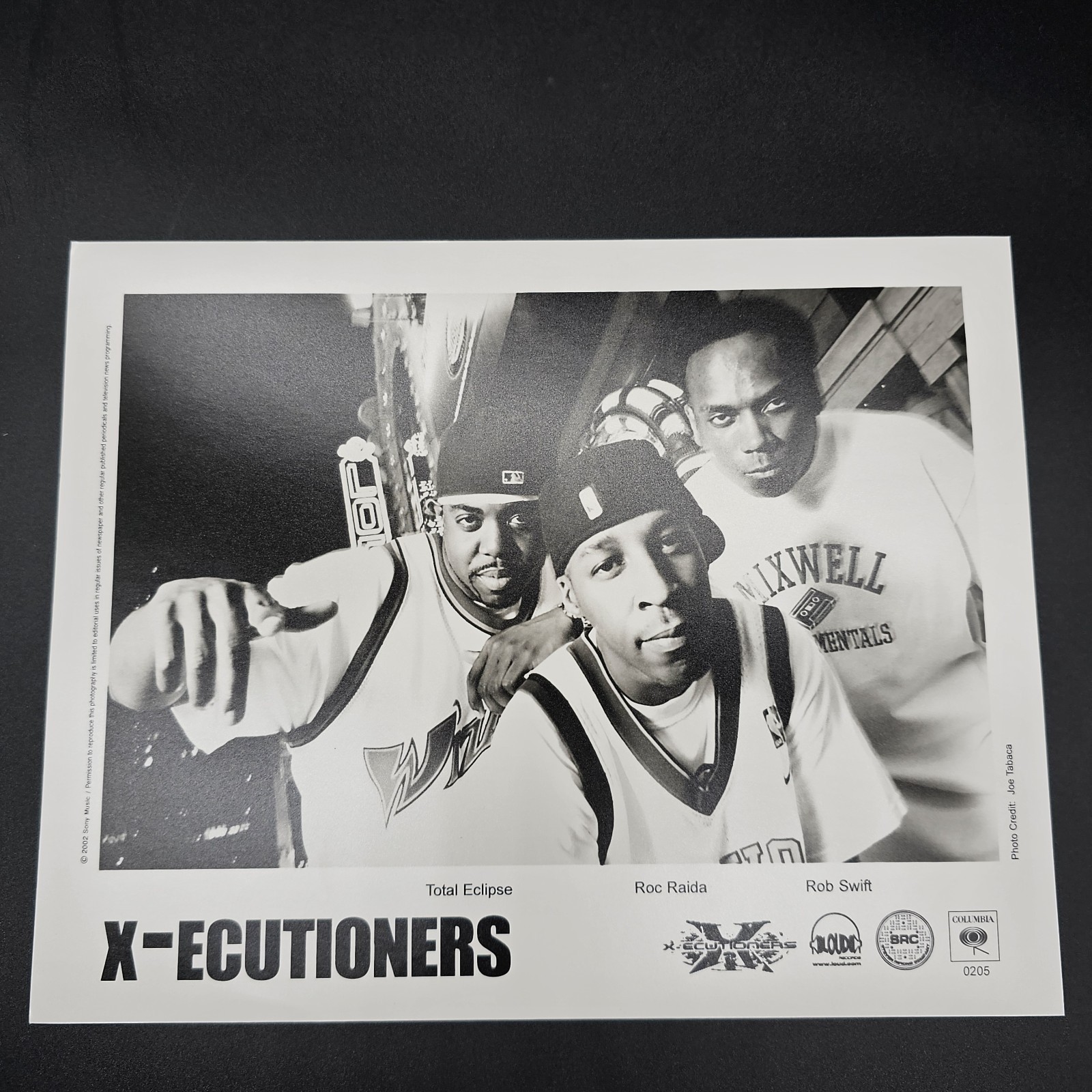 Rare X-Ecutioners Press Photo Loud Records Roc Raida Eclipse Swift 2002 8x10\