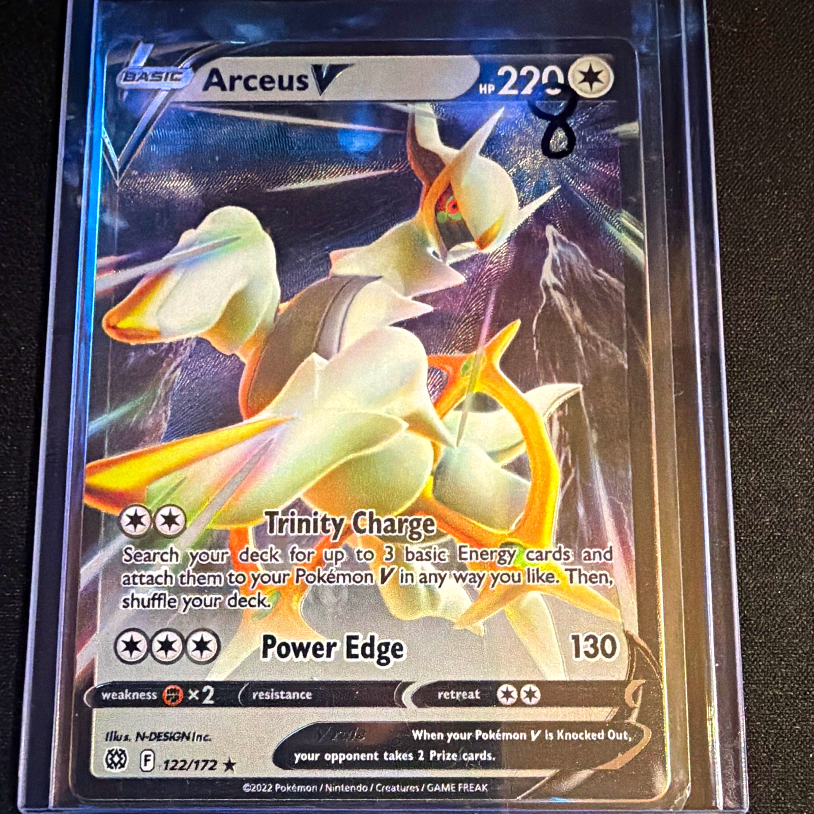 The Pokémon Company Arceus V 122/172 Brilliant Stars Holo Rare EN 220HP