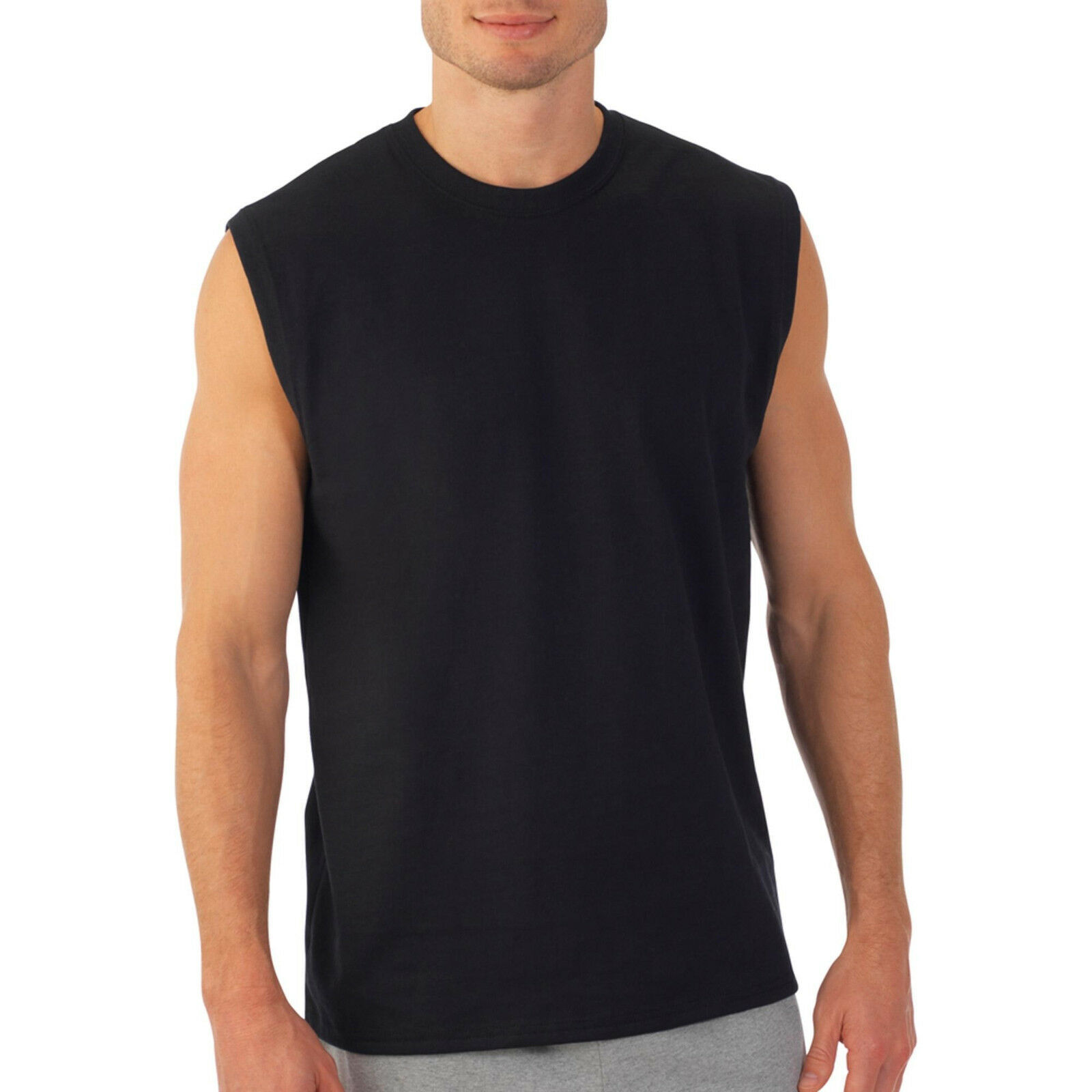 Men's Sleeveless T-Shirt Cotton Muscle Tank Top Solid Blank Workout Summer Gym Men's Sleeveless T-Shirt Cotton Muscle Tank Top Solid Blank Workout Summer Gym