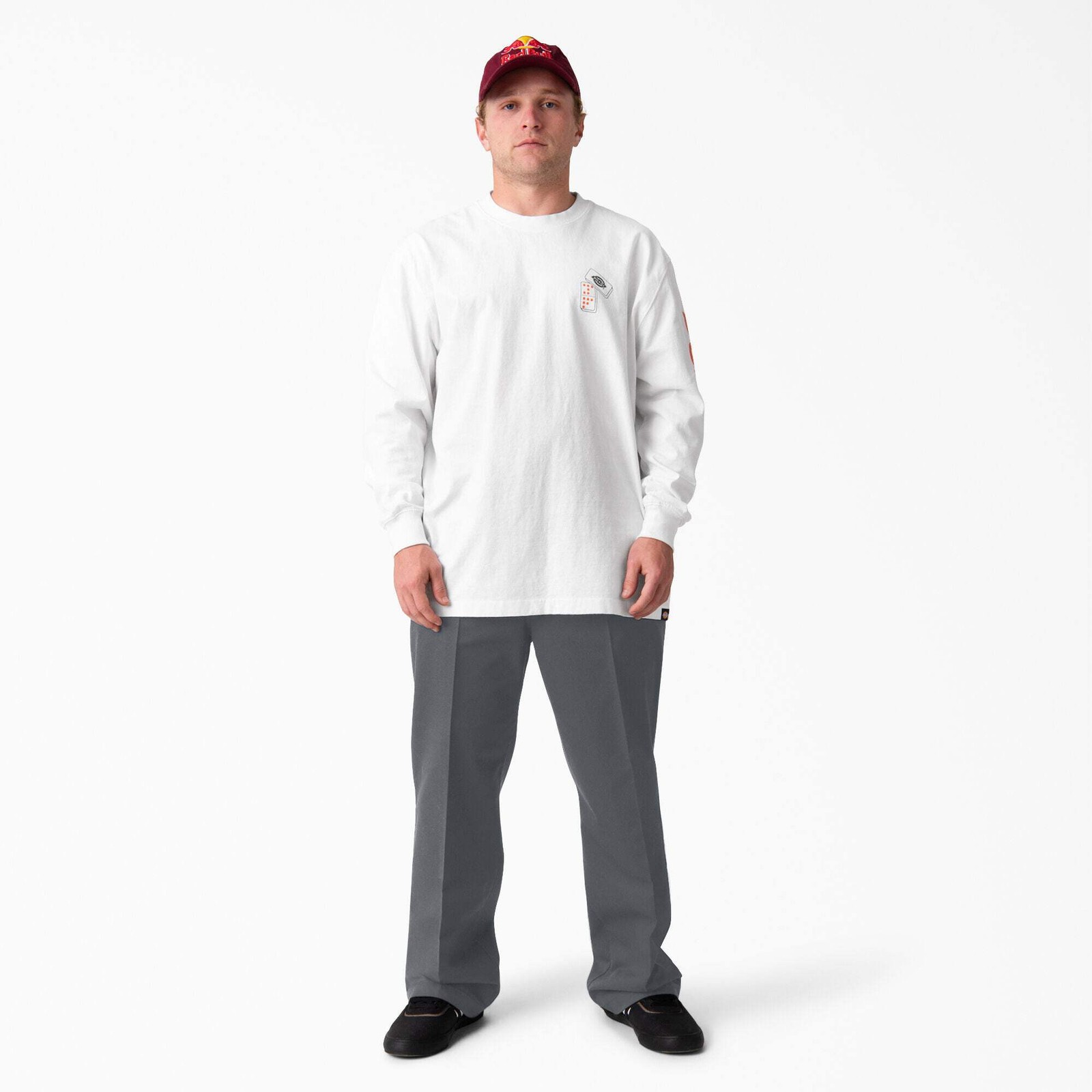 Dickies Pants Jamie Foy Loose Fit Charcoal WPJ01 Skateboard Work Pant