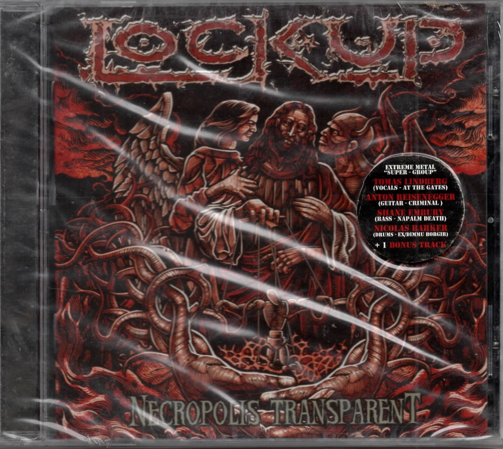 LOCK UP-NECROPOLIS TRANSPARENT-CD-grindcore-death-nasum-brutal truth-terrorizer LOCK UP-NECROPOLIS TRANSPARENT-CD-grindcore-death-nasum-brutal truth-terrorizer