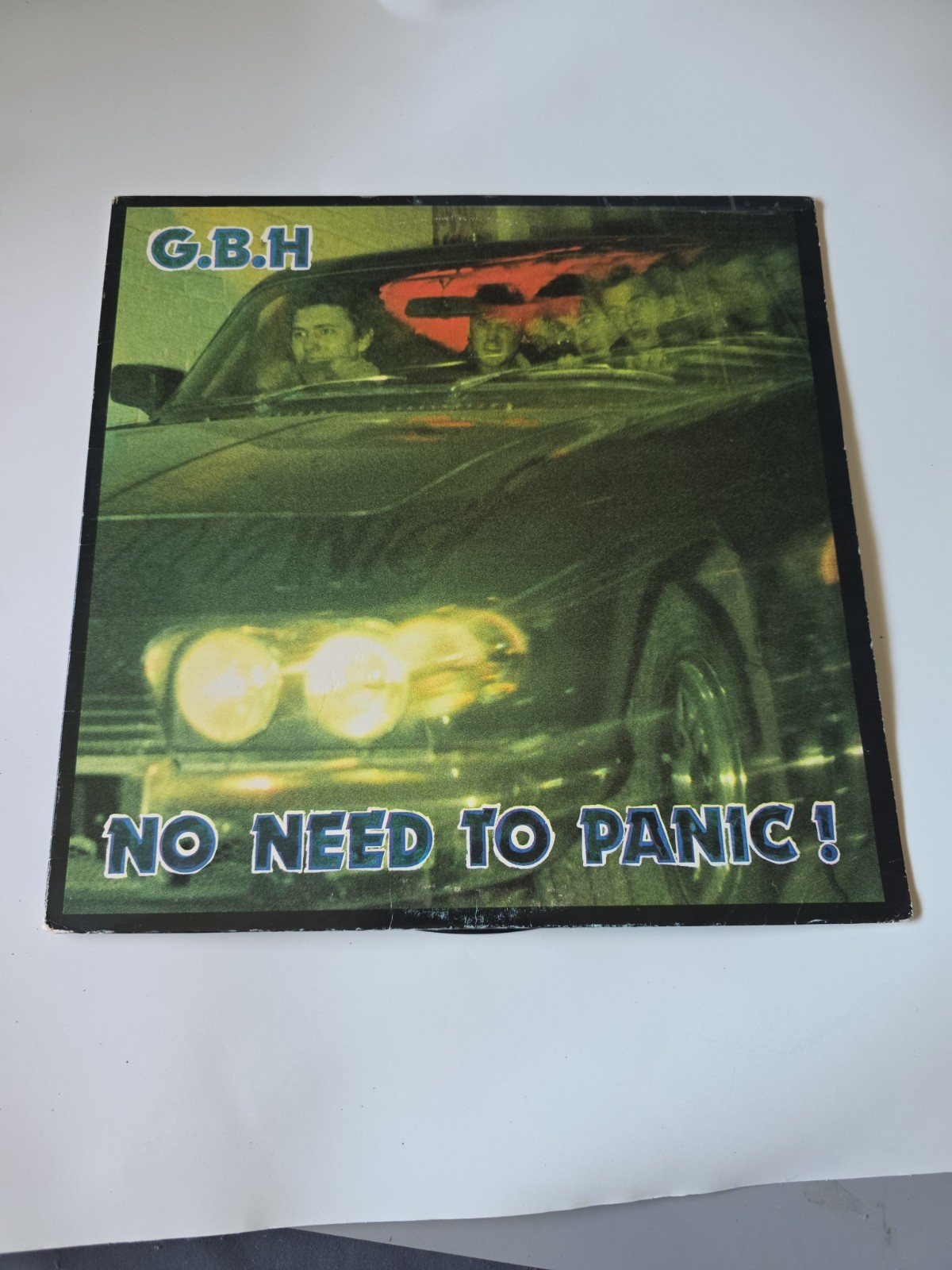 G.B.H - No Need To Panic (1987)  Vinyl LP Combat - Original Cover 