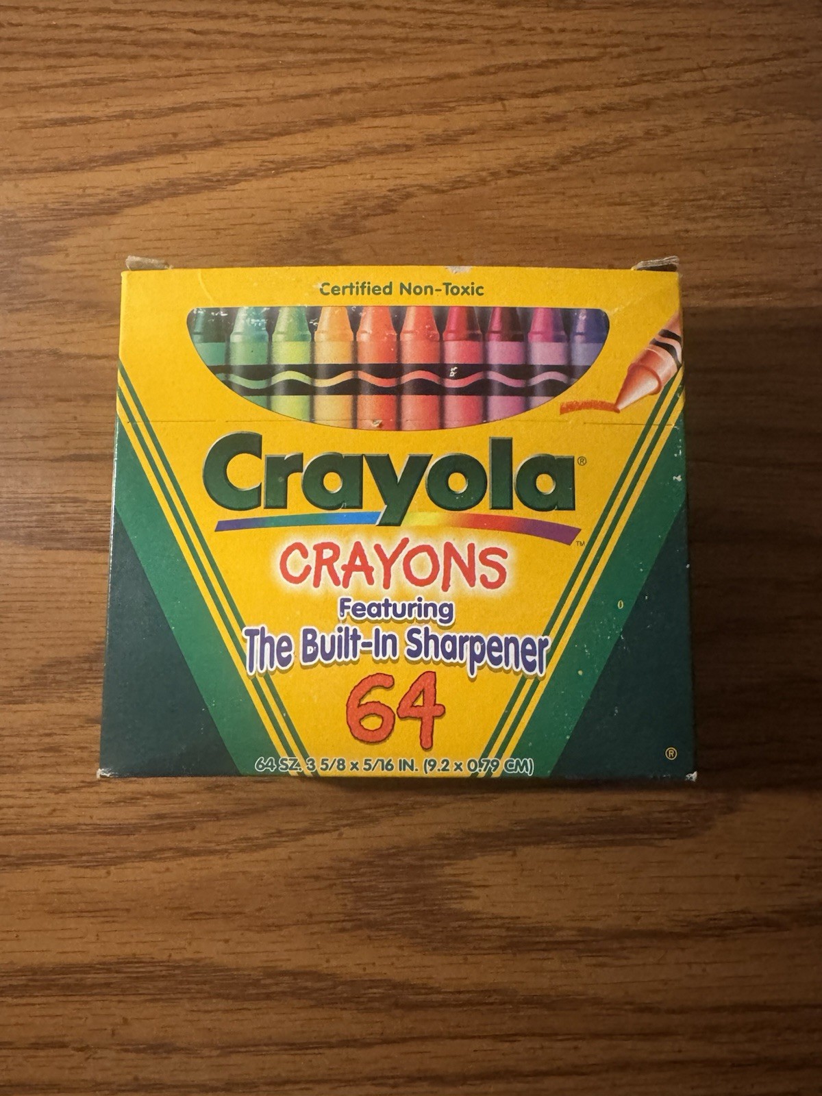 VTG 1997 Crayola Crayons 64 Pack Box Built-In Sharpener Binney & Smith USA NOS VTG 1997 Crayola Crayons 64 Pack Box Built-In Sharpener Binney & Smith USA NOS