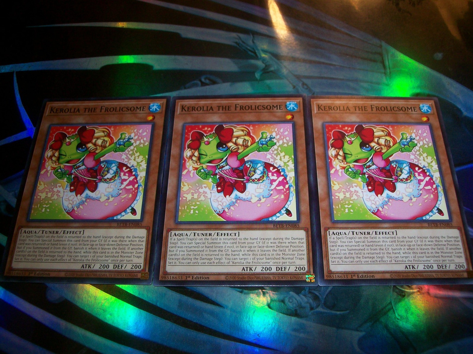 3x Kerolia the Frolicsome 1st Edition Common BETB-EN085 Yu-Gi-Oh 3x Kerolia the Frolicsome 1st Edition Common BETB-EN085 Yu-Gi-Oh