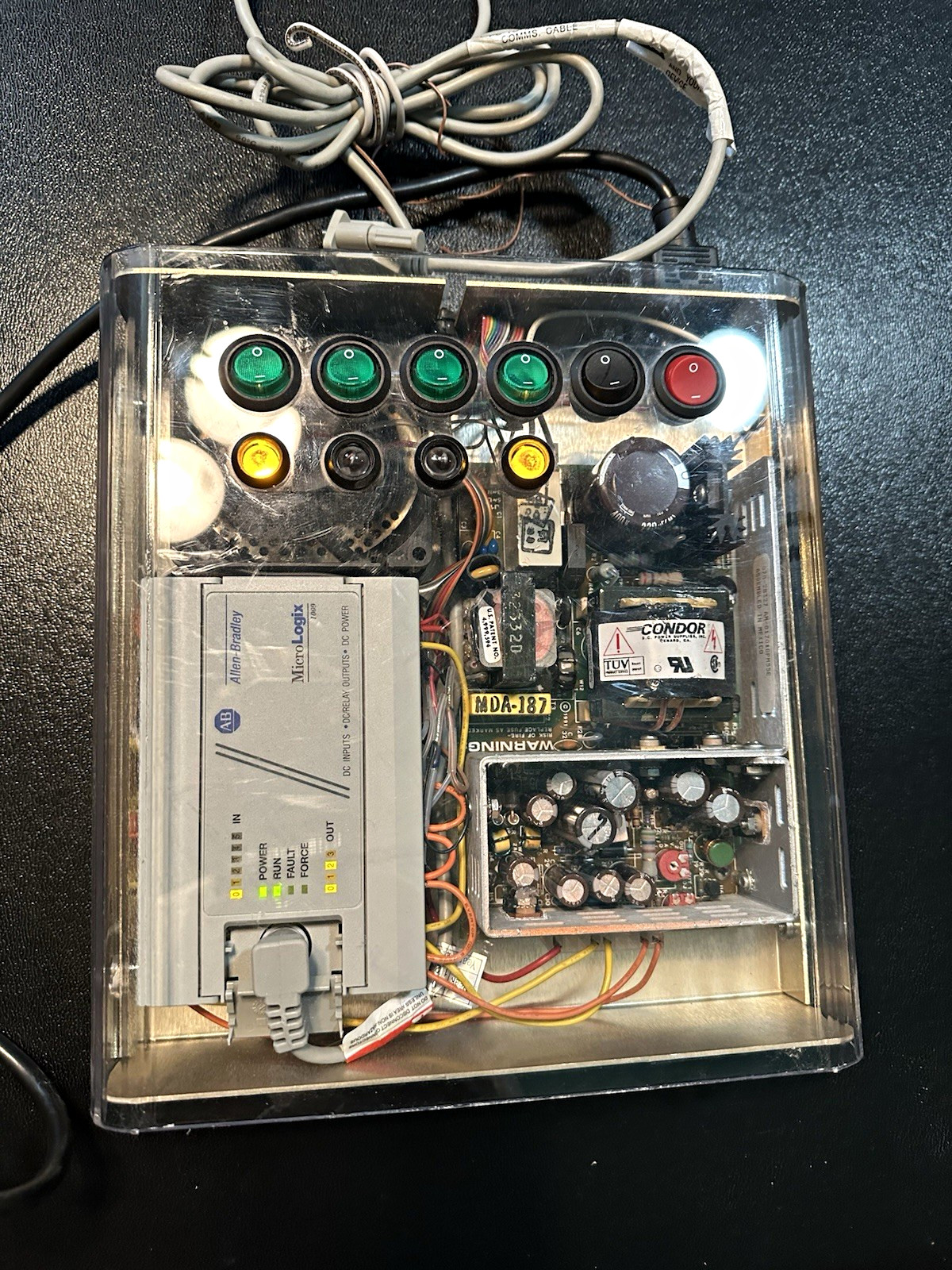 Allen Bradley MicroLogix 1000 PLC Trainer 1761-L10BXB Series F Training System